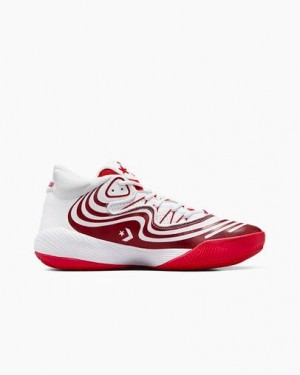 Converse All Star BB Shift CX Men Basketball Shoes White / Red / White NZ | C-37940529