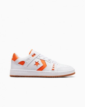 Converse CONS AS-1 Pro Men Skate Shoes White / Orange NZ | C-09126359