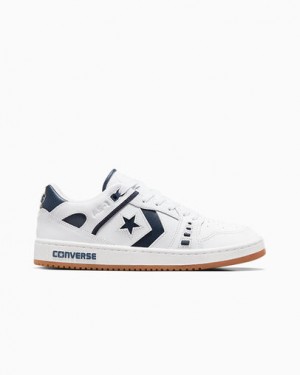 Converse CONS AS-1 Pro Women Skate Shoes White / Navy NZ | C-21089649