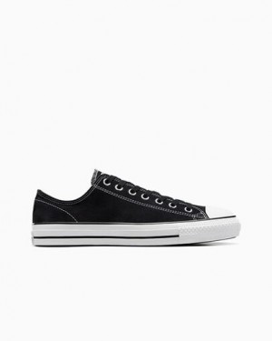 Converse CONS Chuck Taylor All Star Pro Suede Women Skate Shoes Black / White NZ | C-25031489