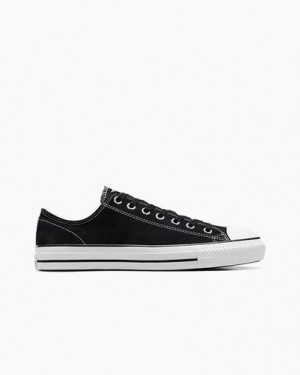 Converse CONS Chuck Taylor All Star Pro Suede Women Skate Shoes Black / White NZ | C-94368709
