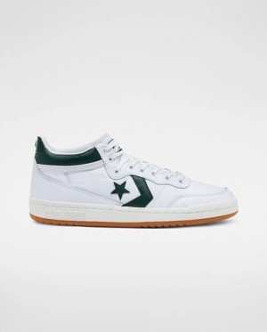 Converse CONS Fastbreak Pro Leather Men Skate Shoes White / Deep Turquoise NZ | C-54210789