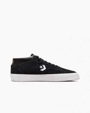 Converse CONS Louie Lopez Pro Suede and Leather Men Skate Shoes Black / White NZ | C-62781499