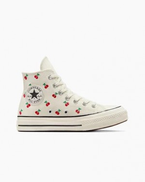 Converse Chuck 70 Cherries Women Sneakers White / Black / Red NZ | C-47081399