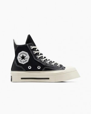 Converse Chuck 70 De Luxe Squared Men Sneakers Black NZ | C-41376289