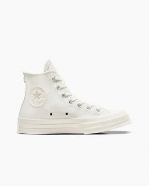 Converse Chuck 70 Stars Men Sneakers White / Beige NZ | C-16938549