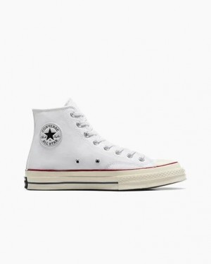 Converse Chuck 70 Women Canvas Shoes White / Dark Red NZ | C-19067539