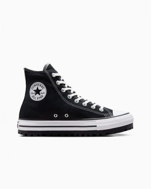 Converse Chuck Taylor All Star City Trek Women Sneakers Black / White NZ | C-93207549