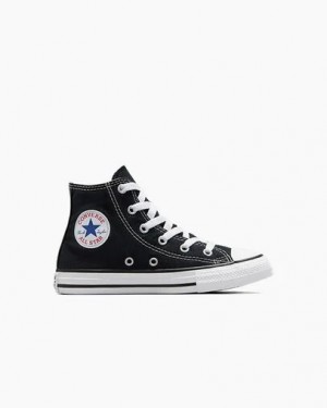 Converse Chuck Taylor All Star Classic Kids' Sneakers Black NZ | C-80726919
