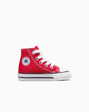 Converse Chuck Taylor All Star Classic Kids' Sneakers Red NZ | C-67182309