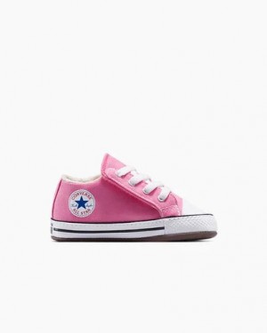 Converse Chuck Taylor All Star Cribster Kids' Canvas Shoes Pink / Beige White NZ | C-07829549