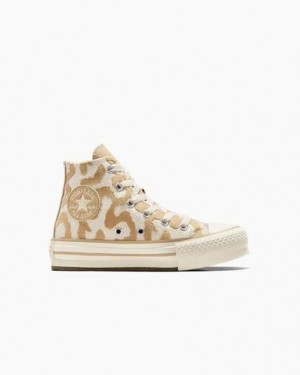 Converse Chuck Taylor All Star EVA Lift Leopard Kids' Sneakers Multicolor NZ | C-37549609
