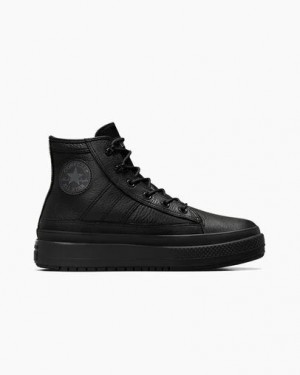 Converse Chuck Taylor All Star Equip Waterproof Women Sneakers Black / Dark Grey NZ | C-08731599