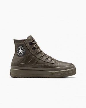 Converse Chuck Taylor All Star Equip Waterproof Women Sneakers Brown / Black NZ | C-43687259