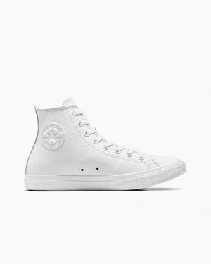 Converse Chuck Taylor All Star Leather Men Sneakers White NZ | C-27518949