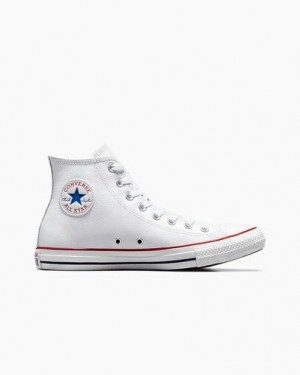 Converse Chuck Taylor All Star Leather Women Sneakers White NZ | C-41596289