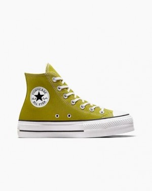 Converse Chuck Taylor All Star Lift Platform Women Canvas Shoes White / Black NZ | C-95147069