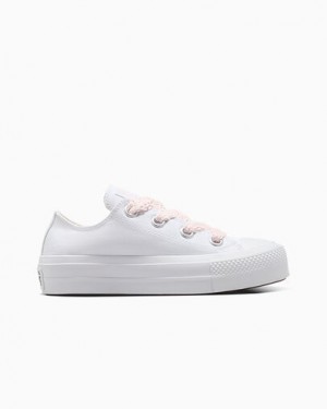 Converse Chuck Taylor All Star Lift Women Platform Shoes White / Pink NZ | C-01842979