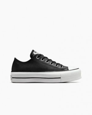 Converse Chuck Taylor All Star Lift Women Platform Shoes Black / White NZ | C-82350619
