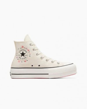 Converse Chuck Taylor All Star Lift Women Platform Shoes White NZ | C-48716059