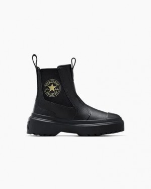 Converse Chuck Taylor All Star Lugged Kids' Boots Black NZ | C-63107549