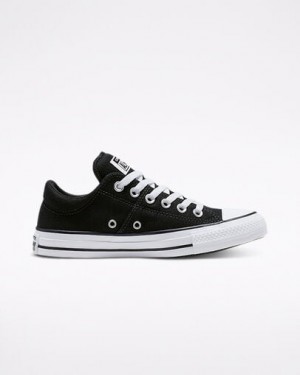 Converse Chuck Taylor All Star Madison Women Canvas Shoes Black / White NZ | C-80452369
