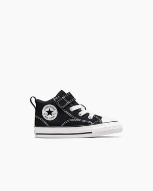Converse Chuck Taylor All Star Malden Street Kids' Boots Black / White NZ | C-67183409