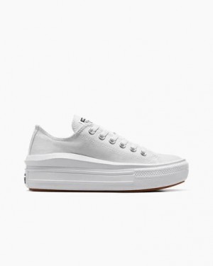 Converse Chuck Taylor All Star Move Women Platform Shoes White NZ | C-45690239