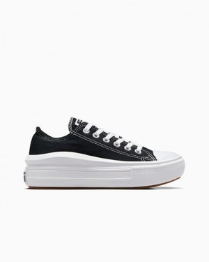 Converse Chuck Taylor All Star Move Women Platform Shoes Black / White NZ | C-16837529