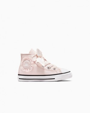 Converse Chuck Taylor All Star Ruffles & Bows Easy-On Kids' Sneakers Pink / White NZ | C-78152039