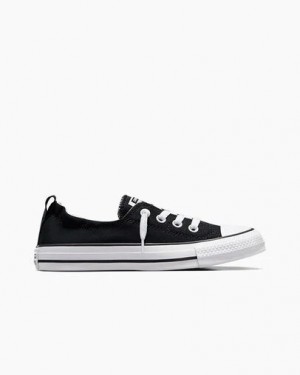Converse Chuck Taylor All Star Shoreline Women Slip On Shoes Black NZ | C-69184509