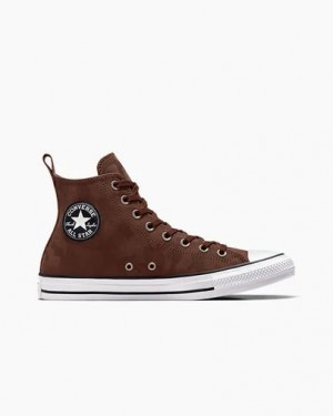 Converse Chuck Taylor All Star TecTuff Waterproof Men Boots Brown / Brown / White NZ | C-97582409