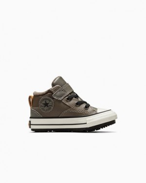 Converse Chuck Taylor All Star Water-Repellent Malden Street Kids' Boots Brown / Black NZ | C-73456909