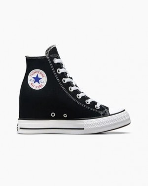 Converse Chuck Taylor All Star Wedge Women Platform Shoes Black / Red / Navy NZ | C-32570149