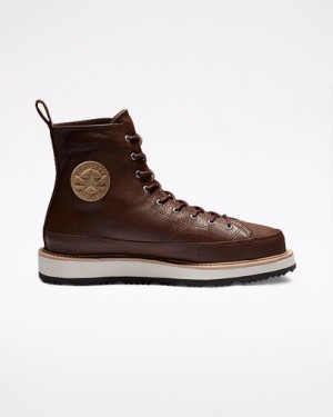 Converse Chuck Taylor Crafted Men Boots Chocolate / Black NZ | C-52198639
