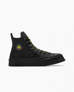 Converse Converse x Daily Paper Chuck 70 De Luxe Squared Men Sneakers Black NZ | C-28453979