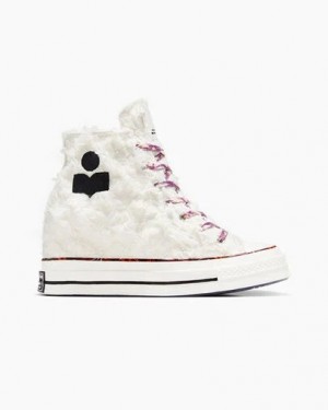 Converse Converse x Isabel Marant Chuck 70 Wedge Women Sneakers White NZ | C-15673909