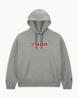 Converse Converse x Liverpool FC Logo Men Hoodie Grey NZ | C-70589329