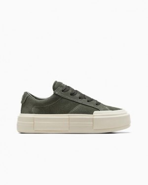 Converse Cruise Suede Women Sneakers Green NZ | C-14278369