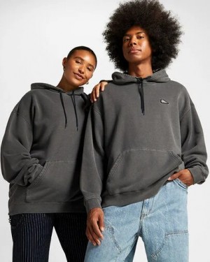 Converse Go-To Chuck 70 Loose Fit Men Hoodie Black NZ | C-85032679