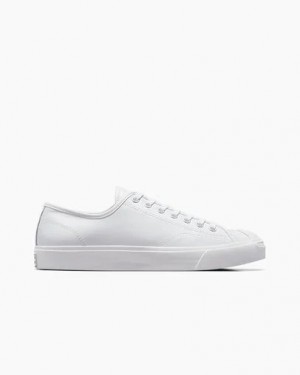 Converse Jack Purcell Leather Men Tennis Shoes White NZ | C-57436809