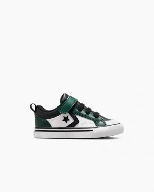 Converse Pro Blaze Kids' Sneakers Green / Black / White NZ | C-58492019