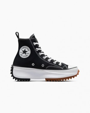 Converse Run Star Hike Men Platform Shoes Black / White NZ | C-04635129