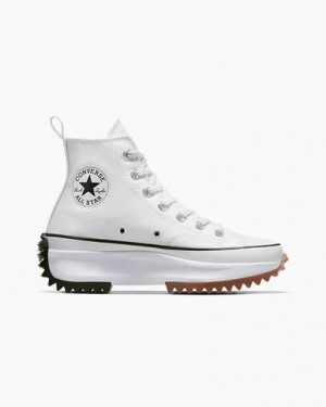 Converse Run Star Hike Men Platform Shoes White / Black NZ | C-06597439