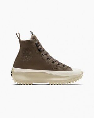 Converse Run Star Hike Women Platform Shoes Brown / Black NZ | C-83796159