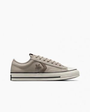Converse Star Player 76 Luxe Men Tennis Shoes Grey Brown NZ | C-47180259
