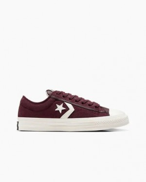 Converse Star Player 76 Suede Men Skate Shoes Burgundy / Purple / Black NZ | C-09526379