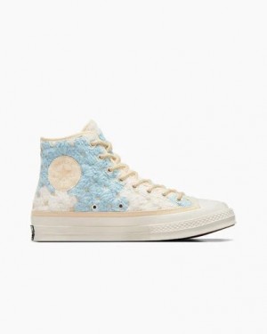 Converse Upcycle Chuck 70 Crochet Blankets Women Sneakers White / Black / Multicolor NZ | C-85170269