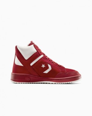 Converse Weapon Luxe Men Basketball Shoes Red NZ | C-06743519