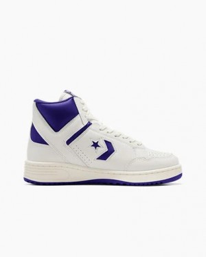 Converse Weapon Women Boots Purple / White NZ | C-05436989